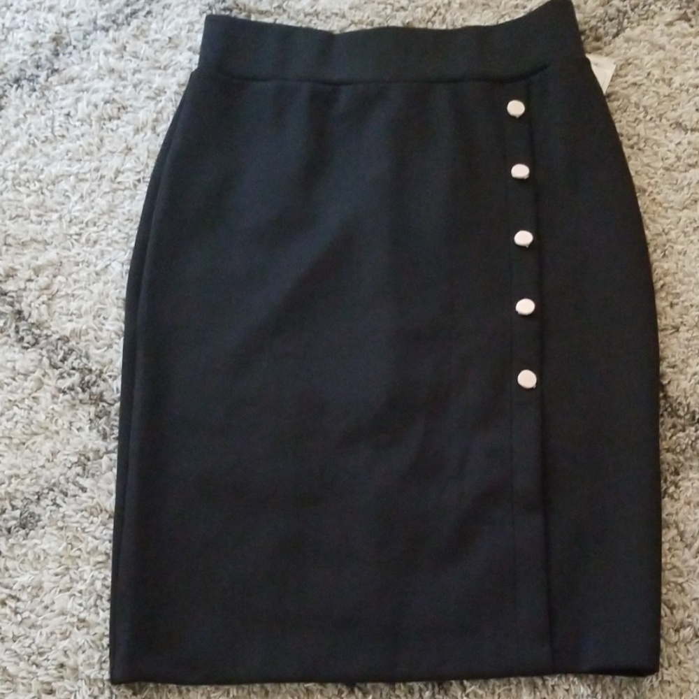 Eloquii Black Skirt
